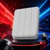 G series white four-hole single-control wall switch, exclusively for household wall socket outlets Specification image